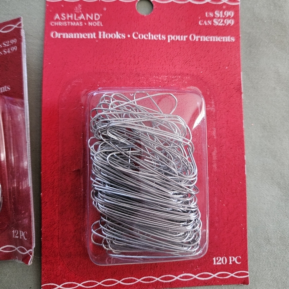 NEW Ashland Christmas Silver Ornament Hooks 1 x Medium, 1 x S-shaped &1 x Large - Picture 4 of 5